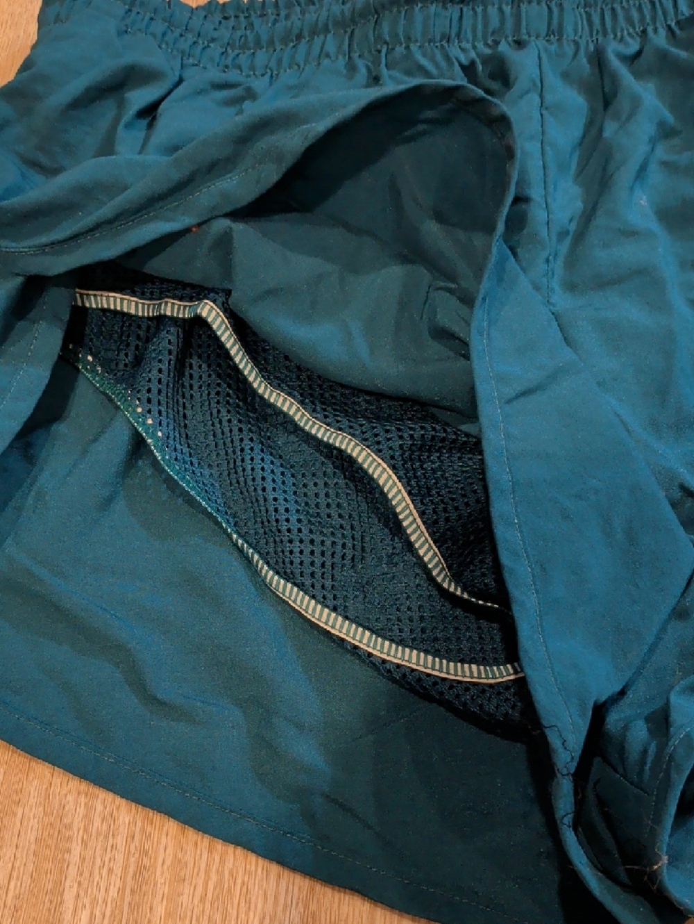 Speedo Men's Teal/Green Logo Swim Trunks - Picture 4 of 4